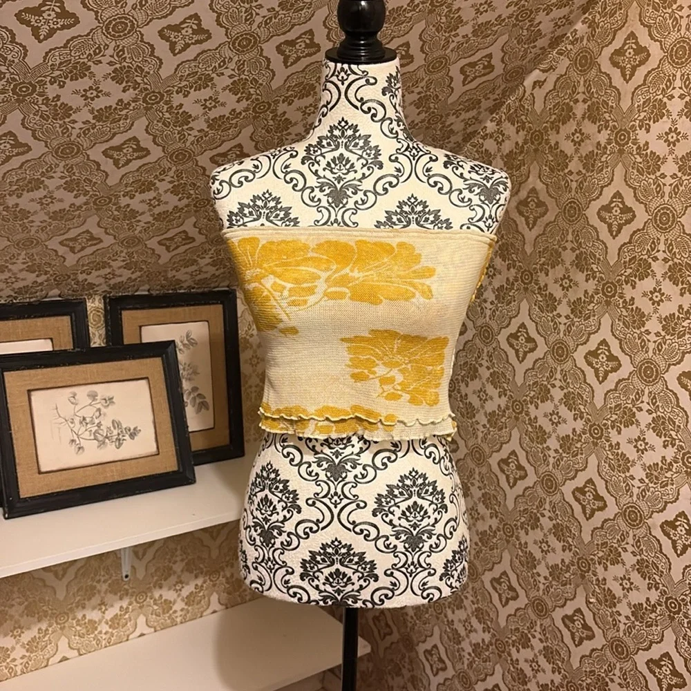 Free People yellow poppy tube top - Picture 4 of 10